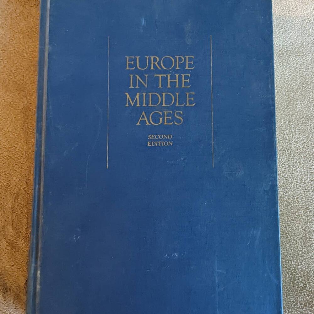 Vintage 1966 Europe In The Middle Ages By Robert Hoyt Roman Empire Middle Ages